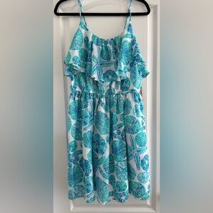 Lilly Pulitzer for Target Blue and White Midi Dress